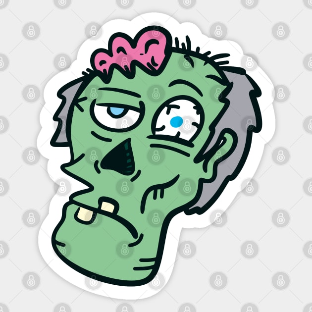 Old Zombie Sticker by Jrfiguer